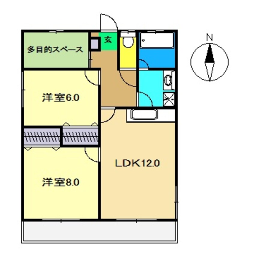 間取図 アーバンビレッジⅣ