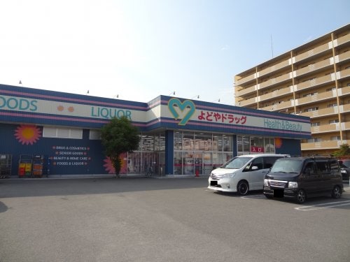 よどやドラッグ高知青柳店(ドラッグストア)まで239m 高知市電ごめん線・伊野線/知寄町三丁目駅 徒歩7分 3階 築34年