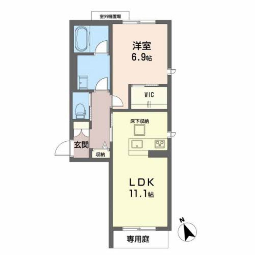 間取図 シャーメゾン デュ・ソレイⅢ