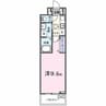 ルーベル桜井 1Kの間取り