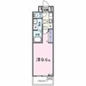 ルーベル桜井 1Kの間取り