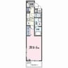 ルーベル桜井 1Kの間取り