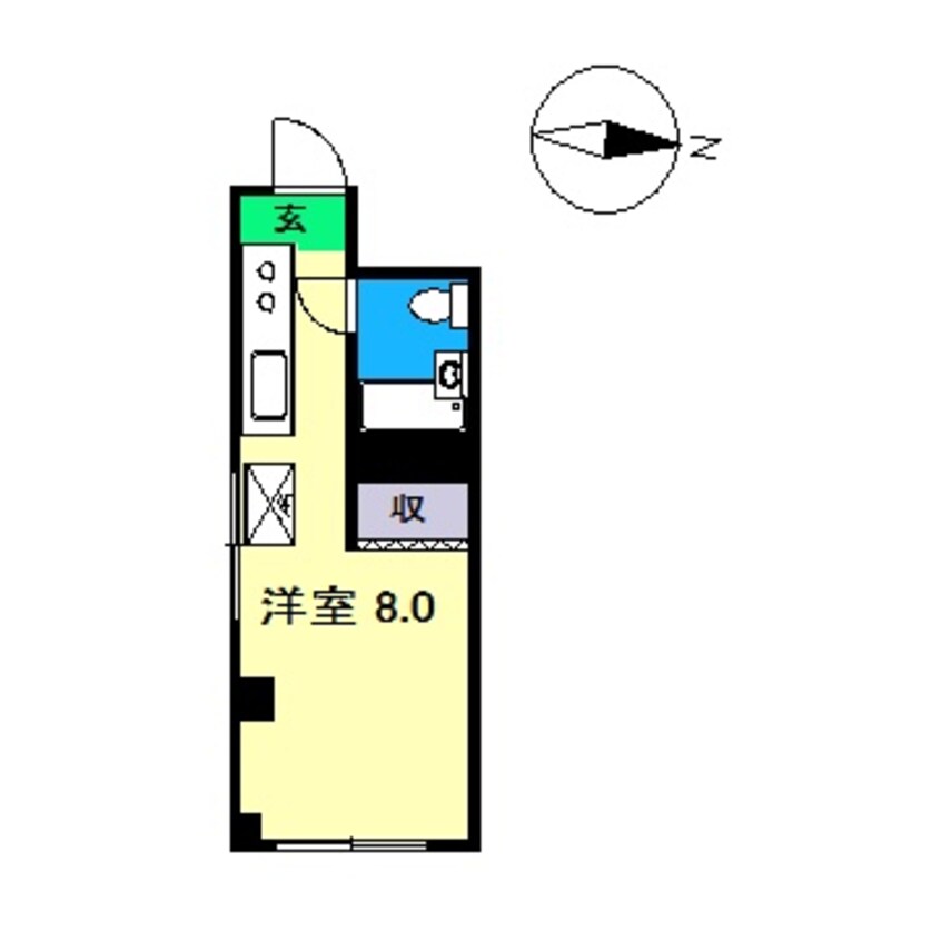 間取図 コーポワンピース