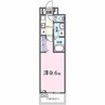 ルーベル桜井 1Kの間取り