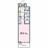 ルーベル桜井 1Kの間取り