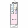 ルーベル桜井 1Kの間取り