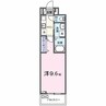 ルーベル桜井 1Kの間取り