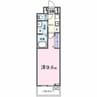 ルーベル桜井 1Kの間取り