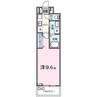 ルーベル桜井 1Kの間取り