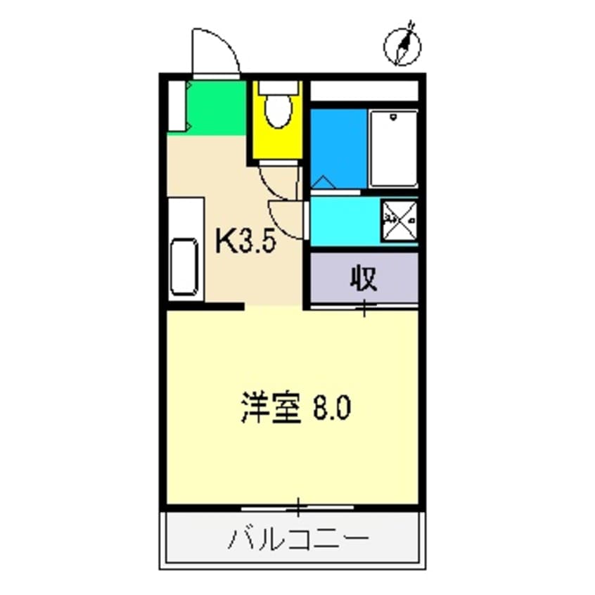 間取図 ハイムSS桟橋