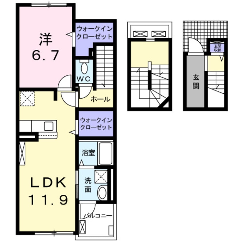 間取図 プロムナードⅡ