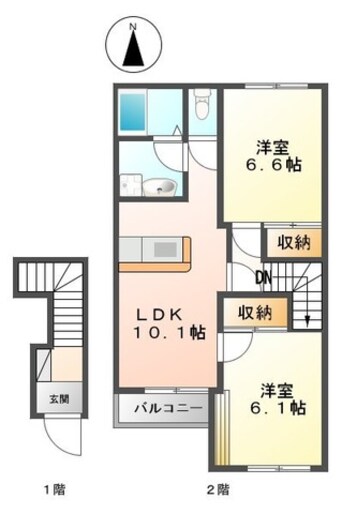 間取図 クオーレ