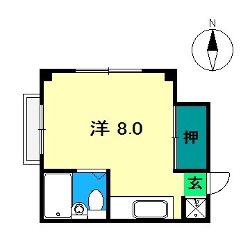 間取り図 ハイツ竹崎