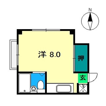 間取図 ハイツ竹崎