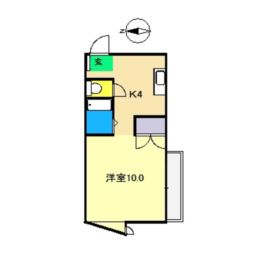 間取図 白竜マンション