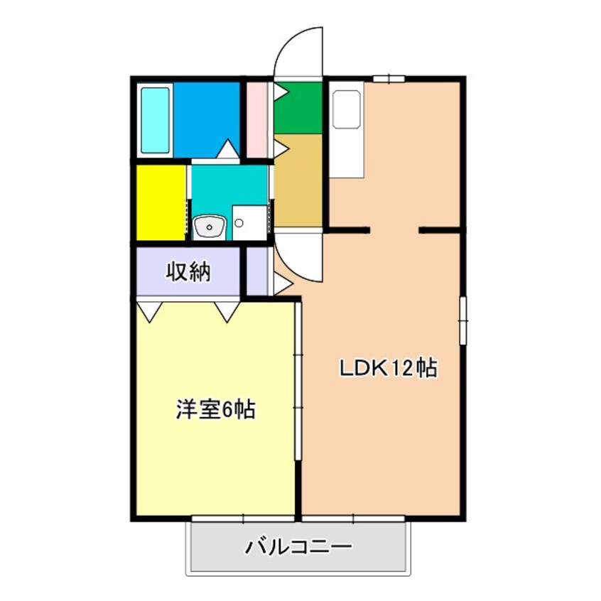 間取図 メゾンEYE A棟