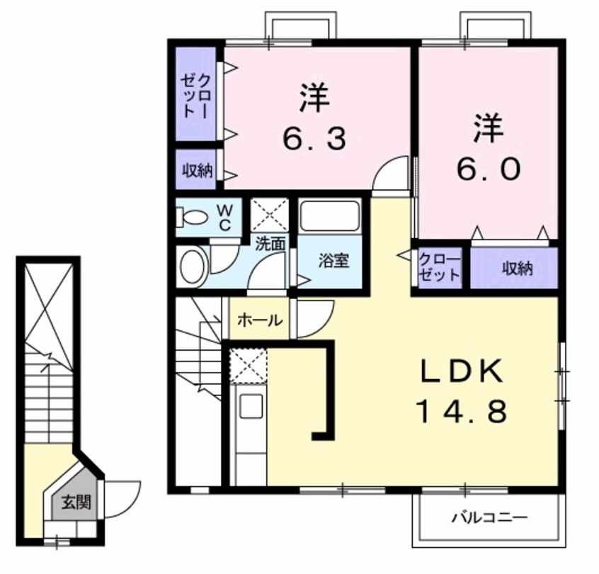 間取図 グラン・シェル　Ⅱ