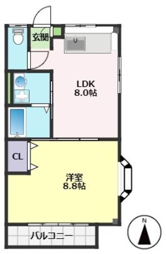 間取図 南比島ハイツ