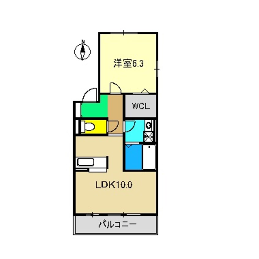 間取図 サニーコート A棟