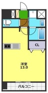 プラスK 1Rの間取り
