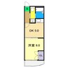 VAULTS 1DKの間取り