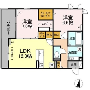 間取図 エクレール