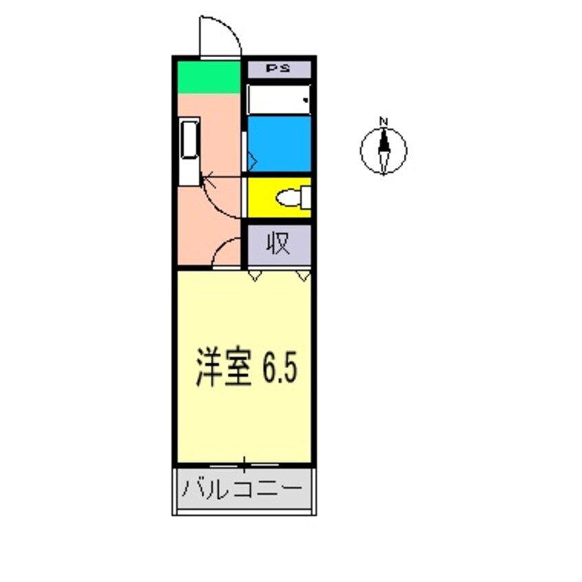 間取図 西秦ハイツ