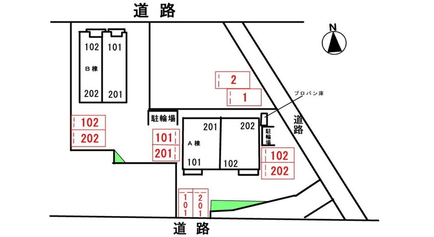 駐車場 はる・る　曙　Ａ