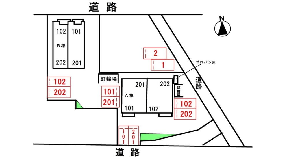 駐車場 はる・る　曙　Ａ
