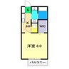 IVY COURT A棟 1Kの間取り