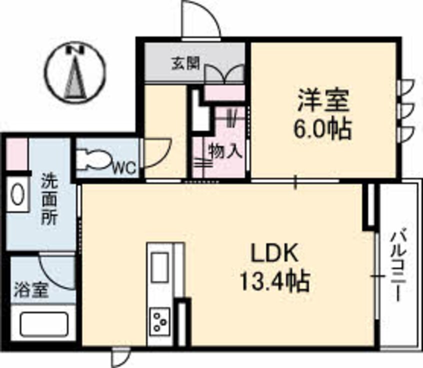 間取図 シャーメゾン 四季彩