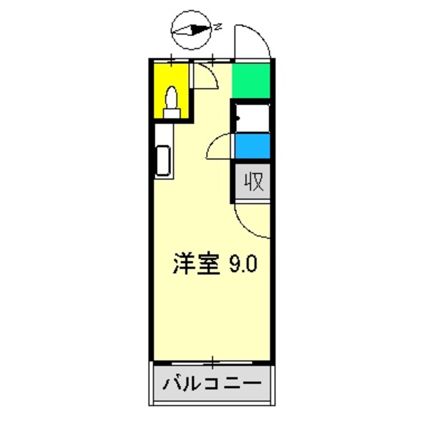 間取図 フラット葛島