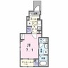 中之島荘 1Kの間取り