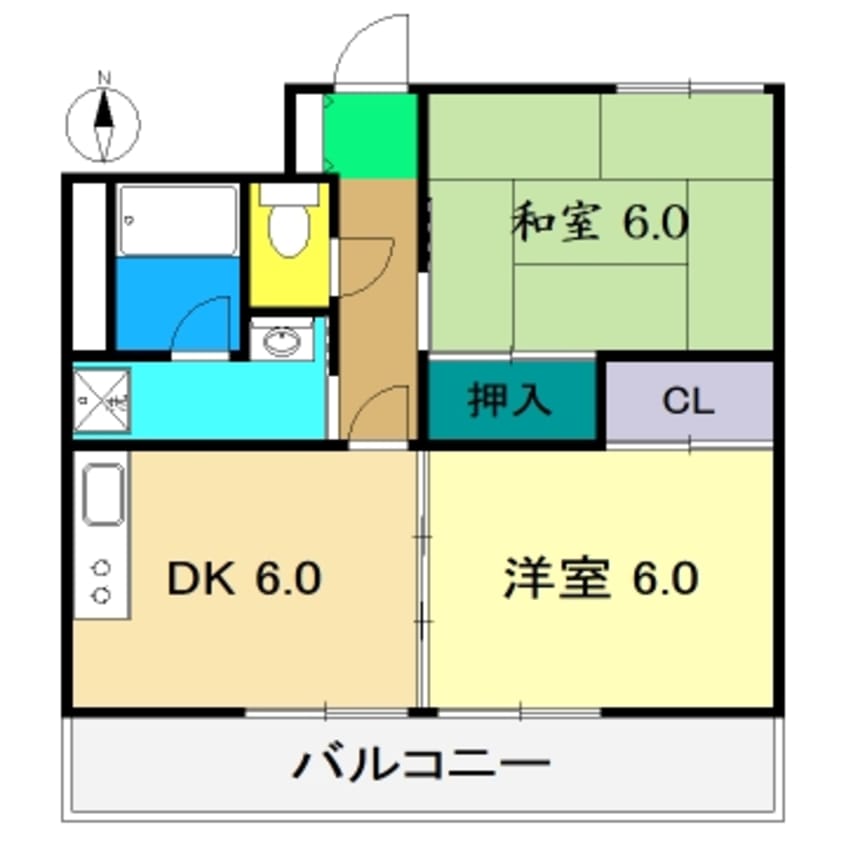 間取図 ル･フルール大川筋