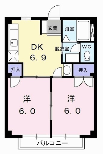 間取図 めぞん桂