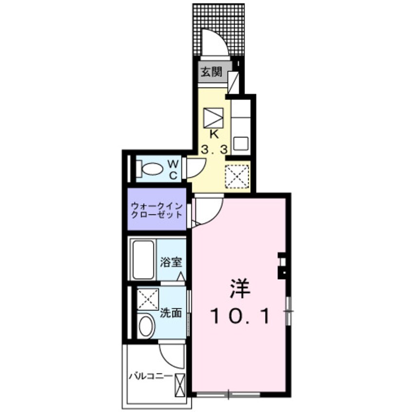 間取図 サンリット松葉