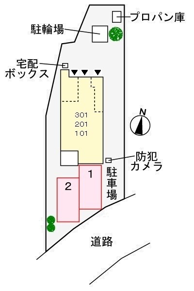 駐車場 サンリット松葉