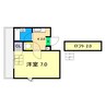 ニューホープハイツ 1Kの間取り
