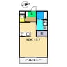 アテナ 1Rの間取り