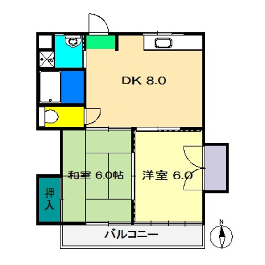 間取図 マノワール高埇