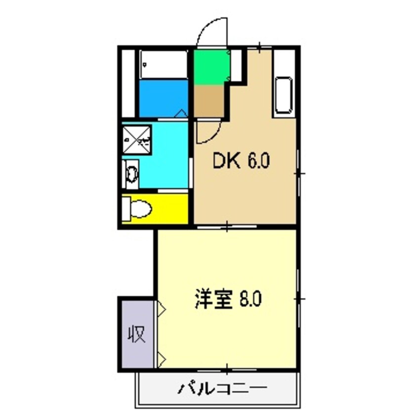 間取図 メゾンタンドル