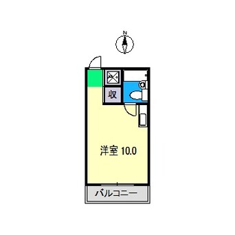 間取図 クレール朝倉