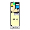 レジデンス山手 1Kの間取り