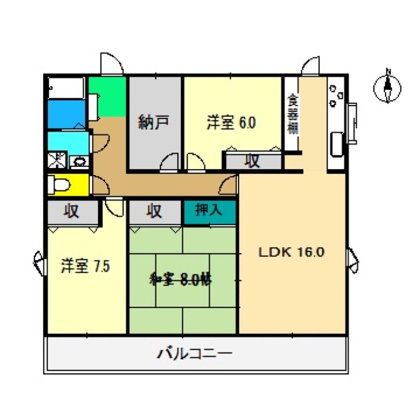 間取図 土佐っ子参拾壱番館