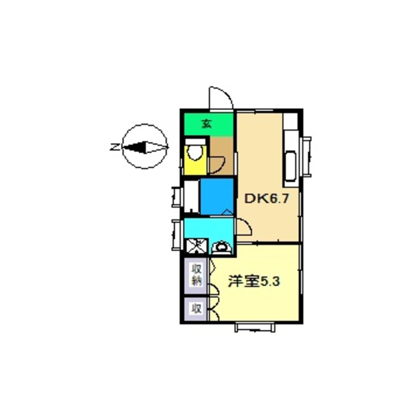 間取図 カシータ　デ　ソラ