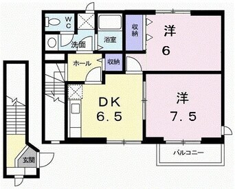 間取図 ヴィラシャルマンⅡ