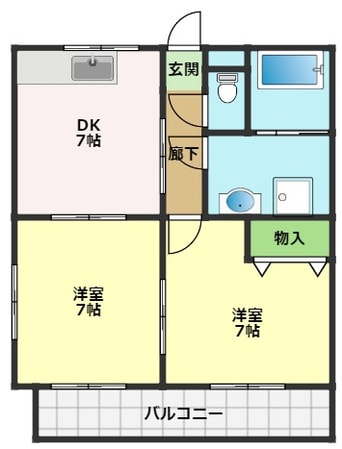 間取図 メゾン日ノ出町