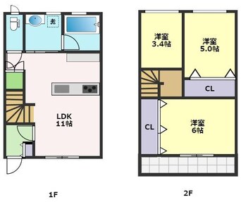 間取図 アリビオ百石