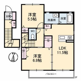 間取図 シャーメゾン ラディア