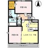 ブリッジ杉井流 2LDKの間取り